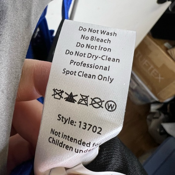 Weissman Oil Slick Sequin Fringed Dance Dress Costume NEW SIZE L/XL - Picture 6 of 11